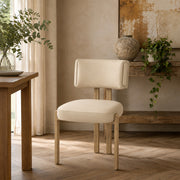 Silla Polipiel Metal - Mira Crema