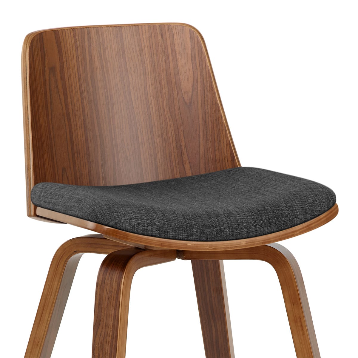 Taburete Madera Tela - Mirage Gris