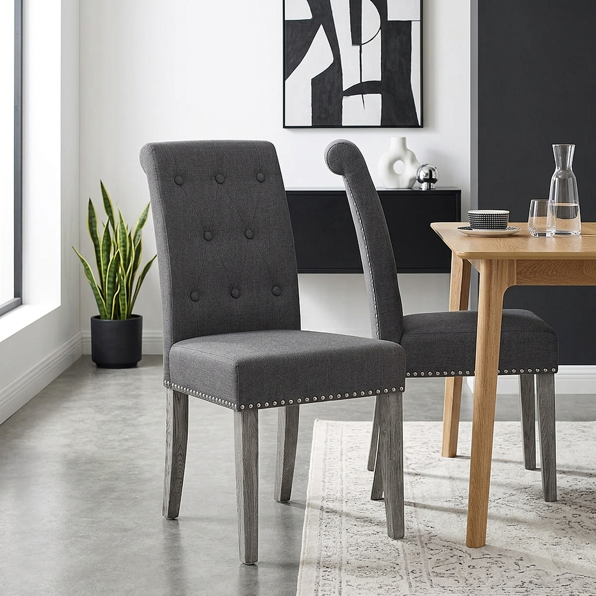 Silla Tela - Moreton Gris