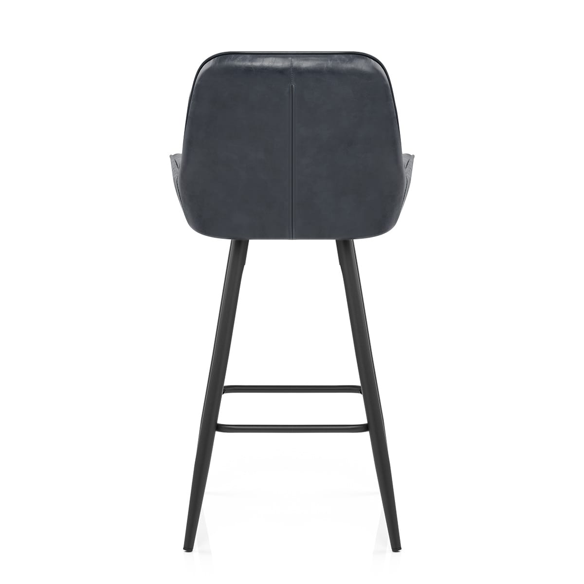 Taburete Polipiel - Mustang Azul Oscuro