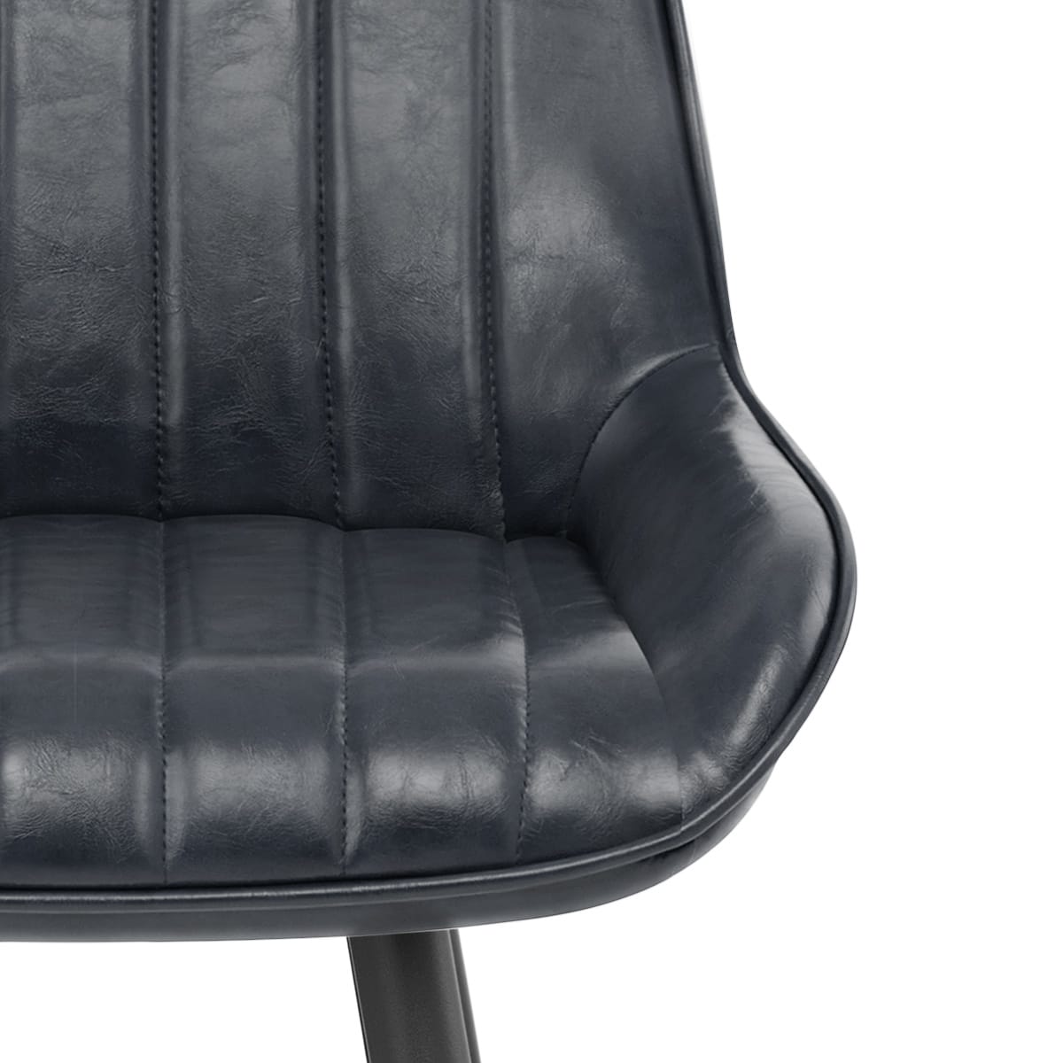 Taburete Polipiel - Mustang Azul Oscuro
