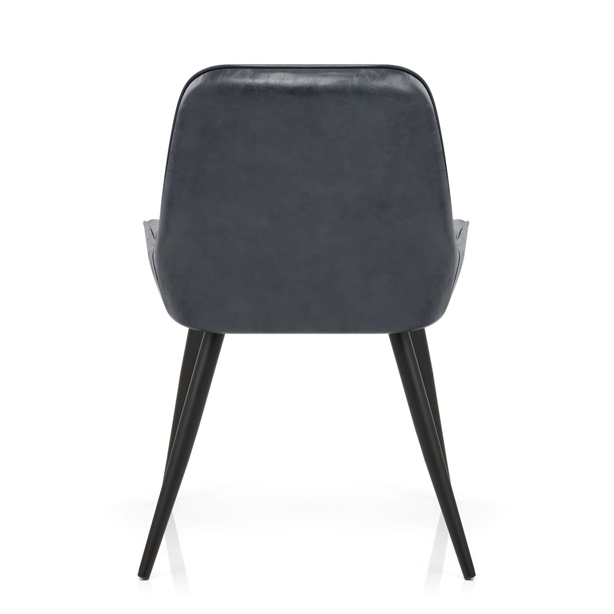 Silla Polipiel Metal - Mustang Azul Oscuro