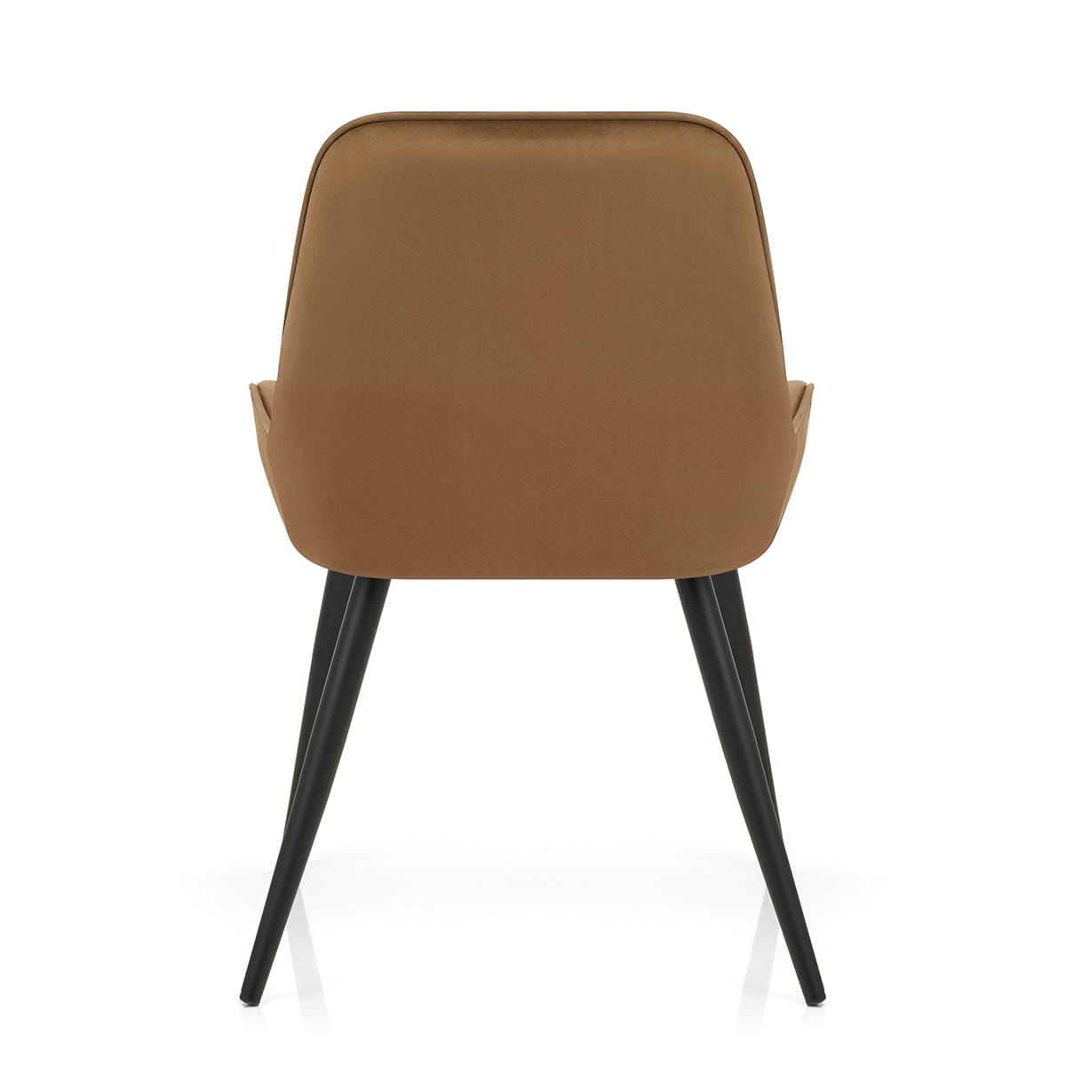 Silla Terciopelo Metal - Mustang Marrón