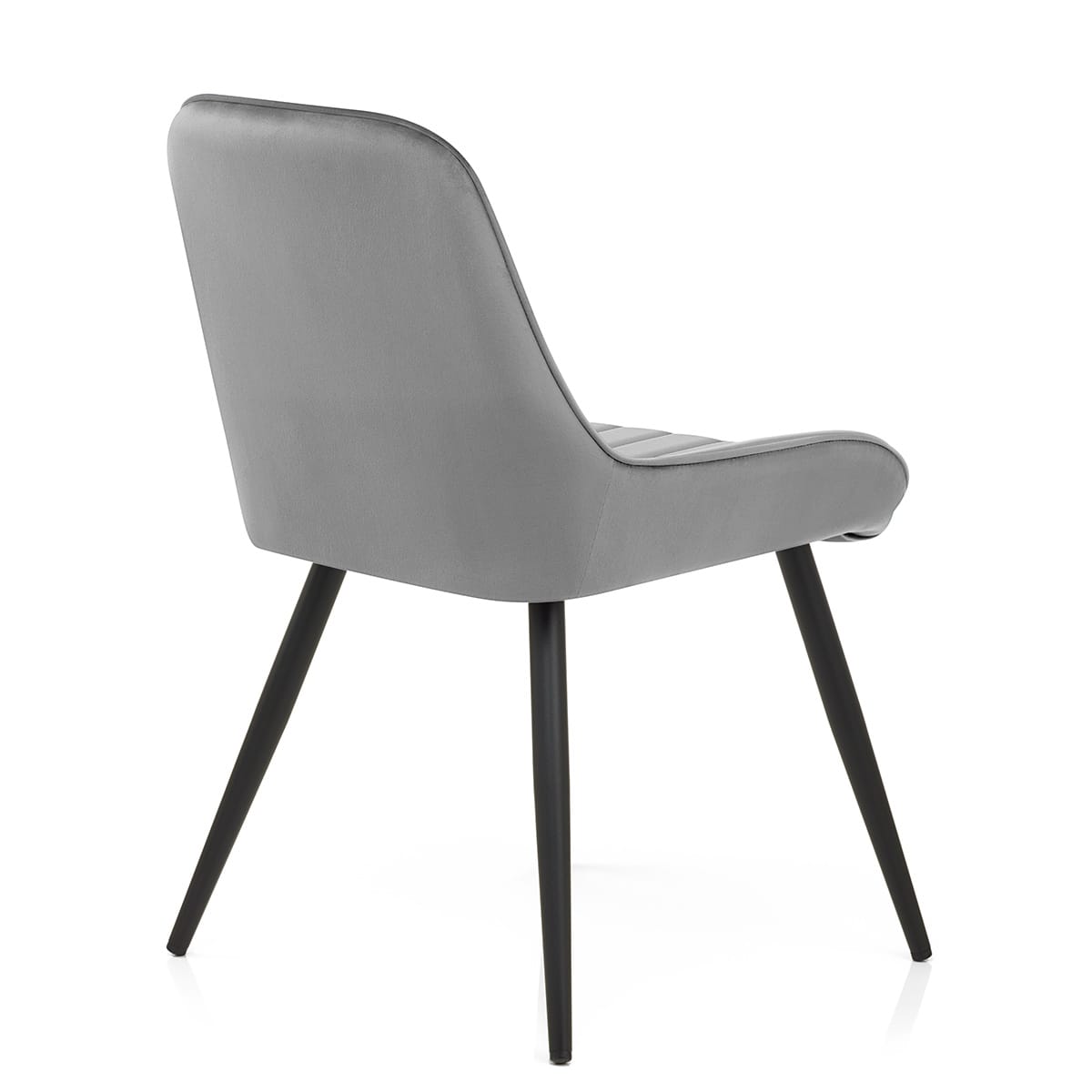 Silla Terciopelo Metal - Mustang Gris Oscuro