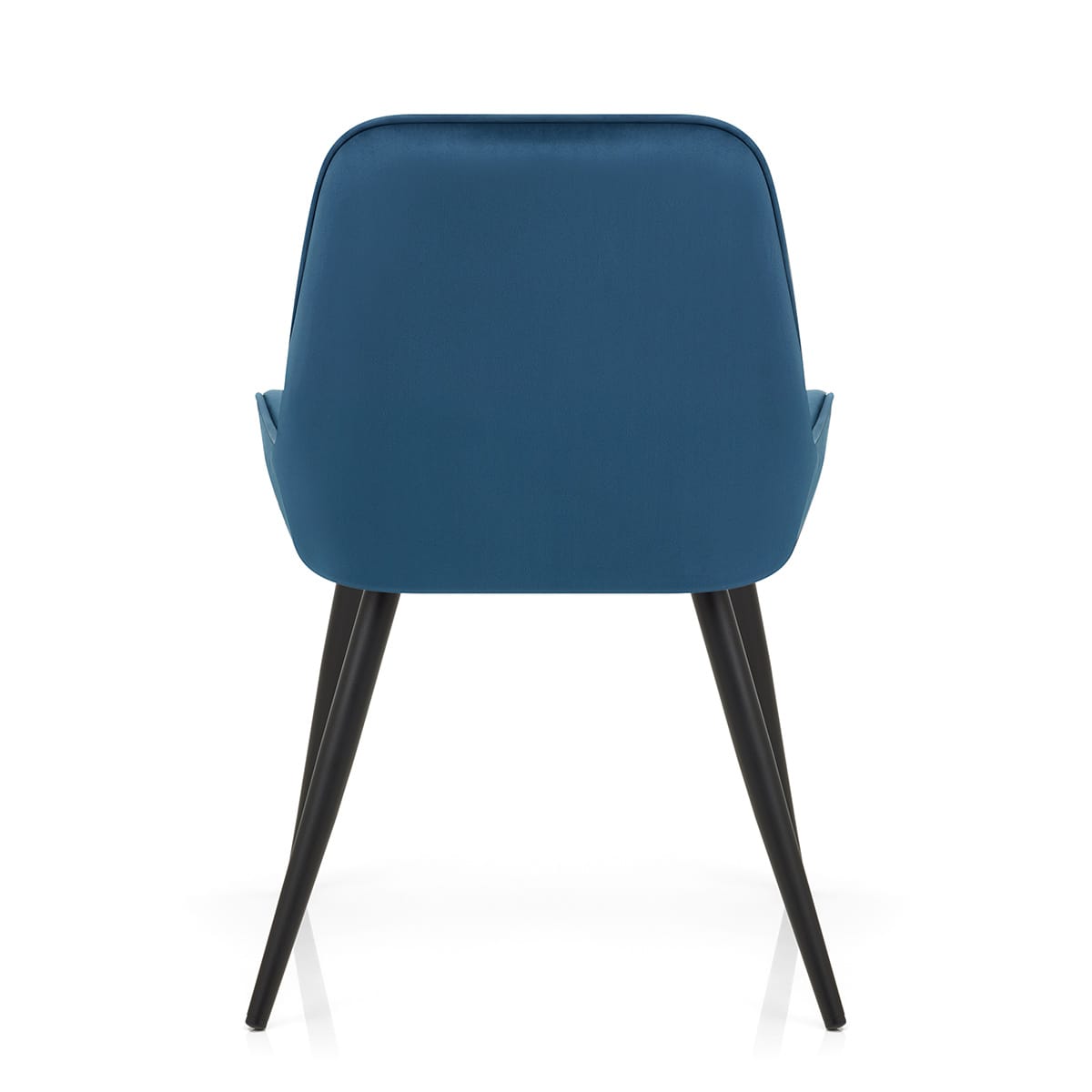 Silla Terciopelo Metal - Mustang Azul Oscuro
