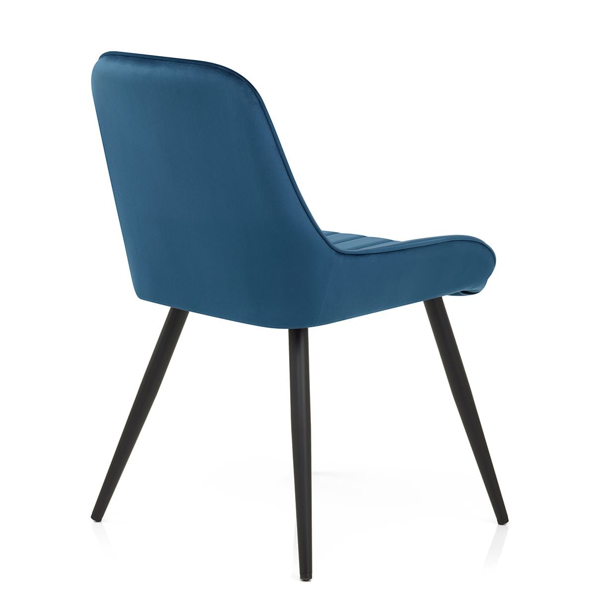 Silla Terciopelo Metal - Mustang Azul Oscuro