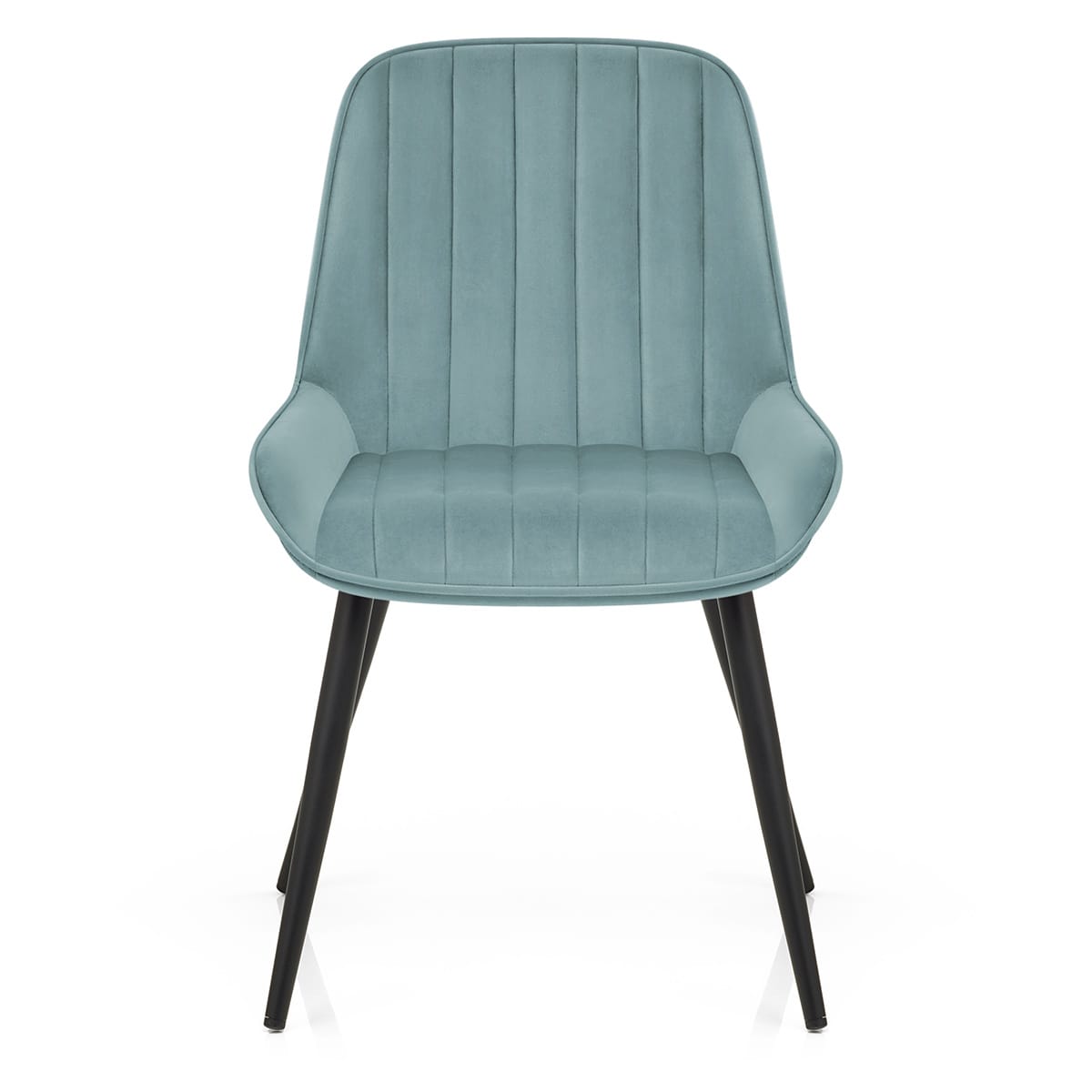 Silla Terciopelo Metal - Mustang Verde