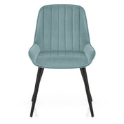 Silla Terciopelo Metal - Mustang Verde