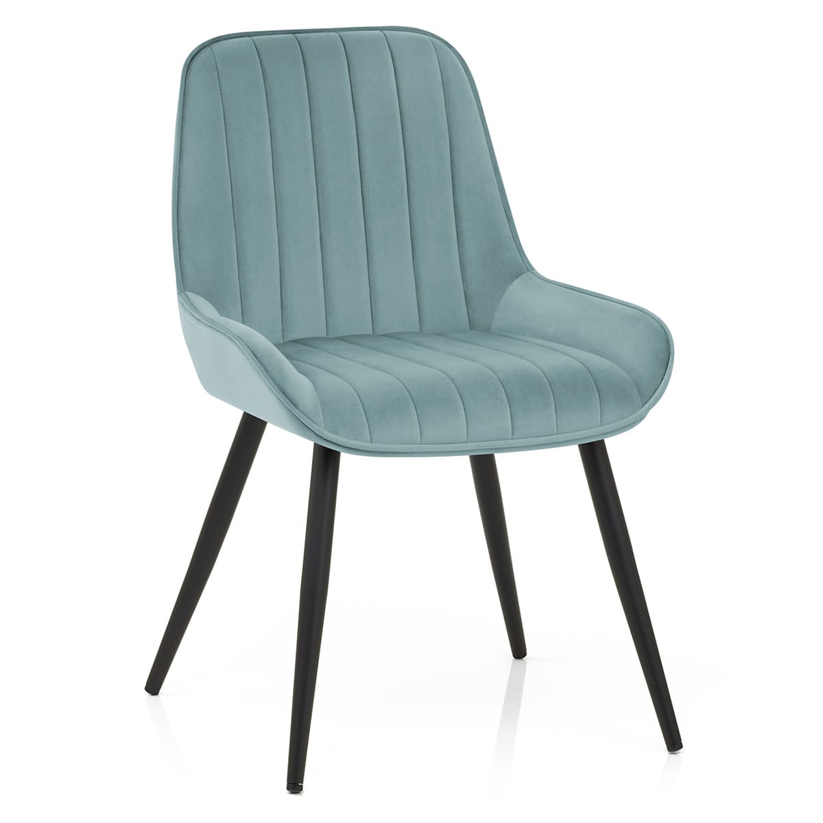 Silla Terciopelo Metal - Mustang Verde