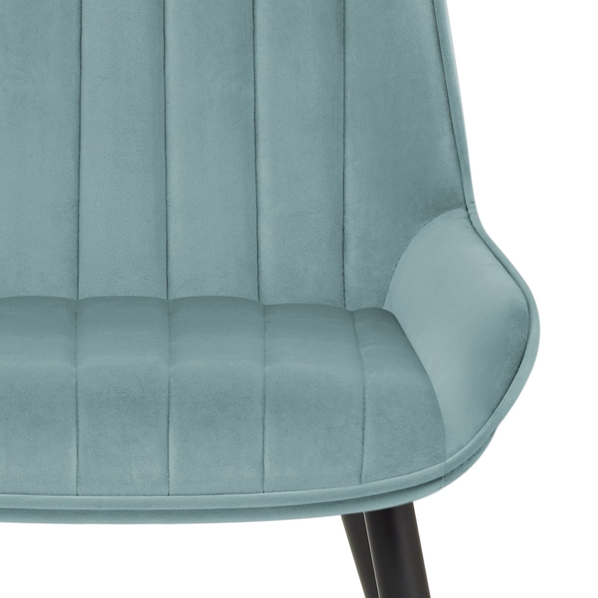 Silla Terciopelo Metal - Mustang Verde
