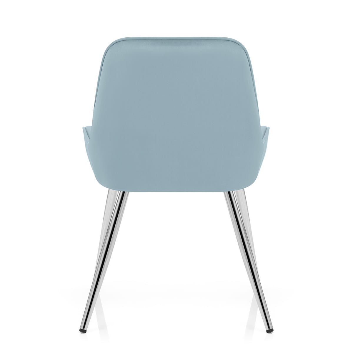 Silla Terciopelo Cromo - Mustang Azul