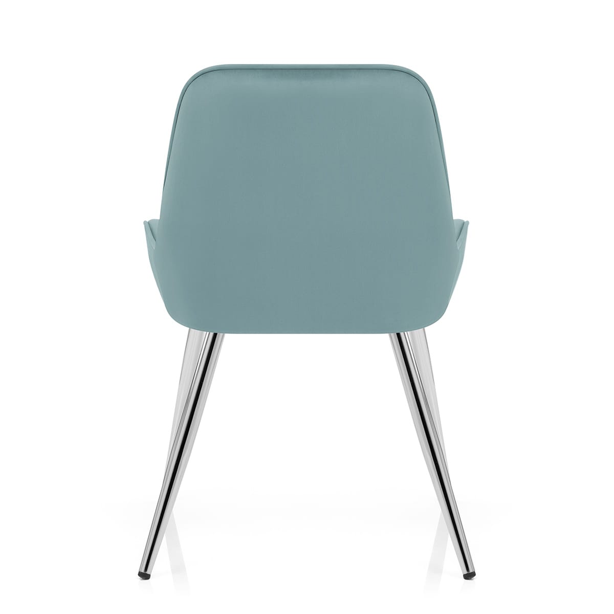 Silla Terciopelo Cromo - Mustang Verde