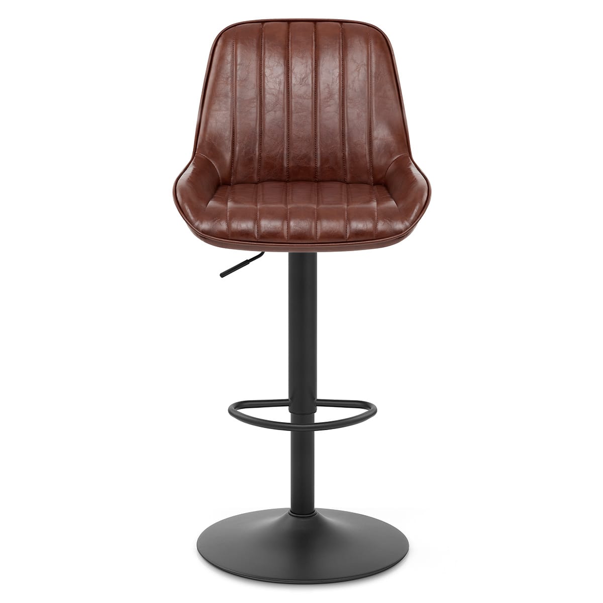 Mustang Gas Lift Bar Stool Marrón