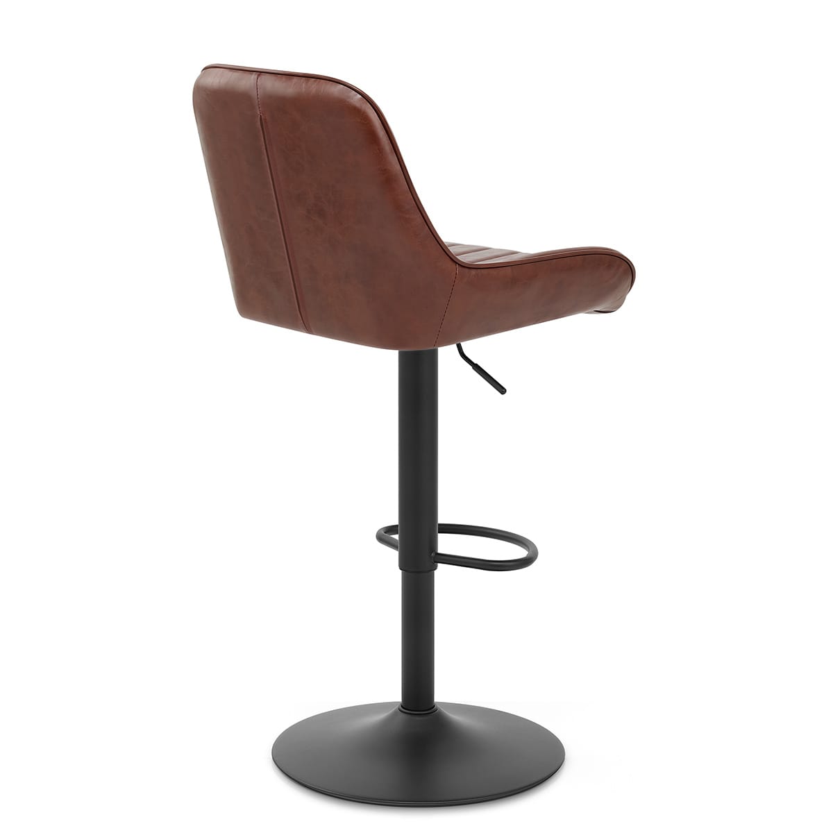 Mustang Gas Lift Bar Stool Marrón