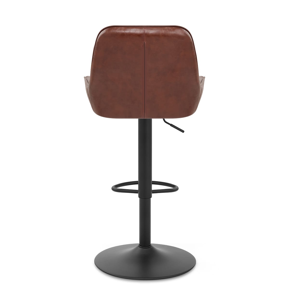 Mustang Gas Lift Bar Stool Marrón