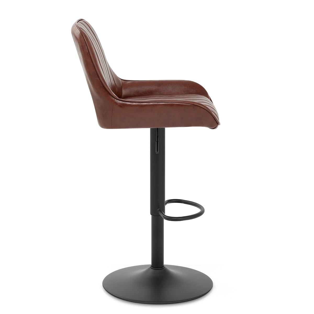 Mustang Gas Lift Bar Stool Marrón
