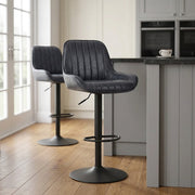 Mustang Gas Lift Bar Stool Gris