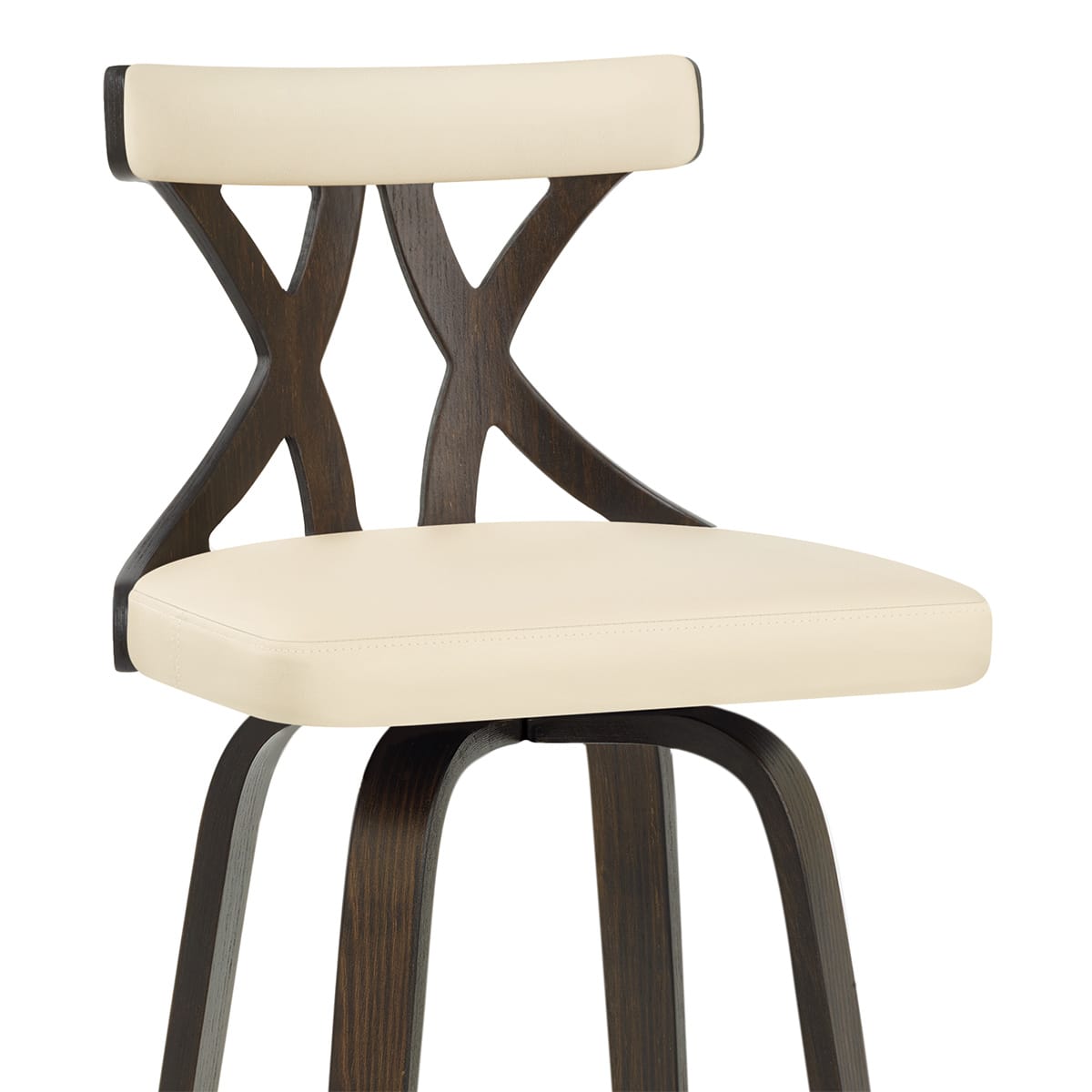 Taburete Nogal - Nash Crema