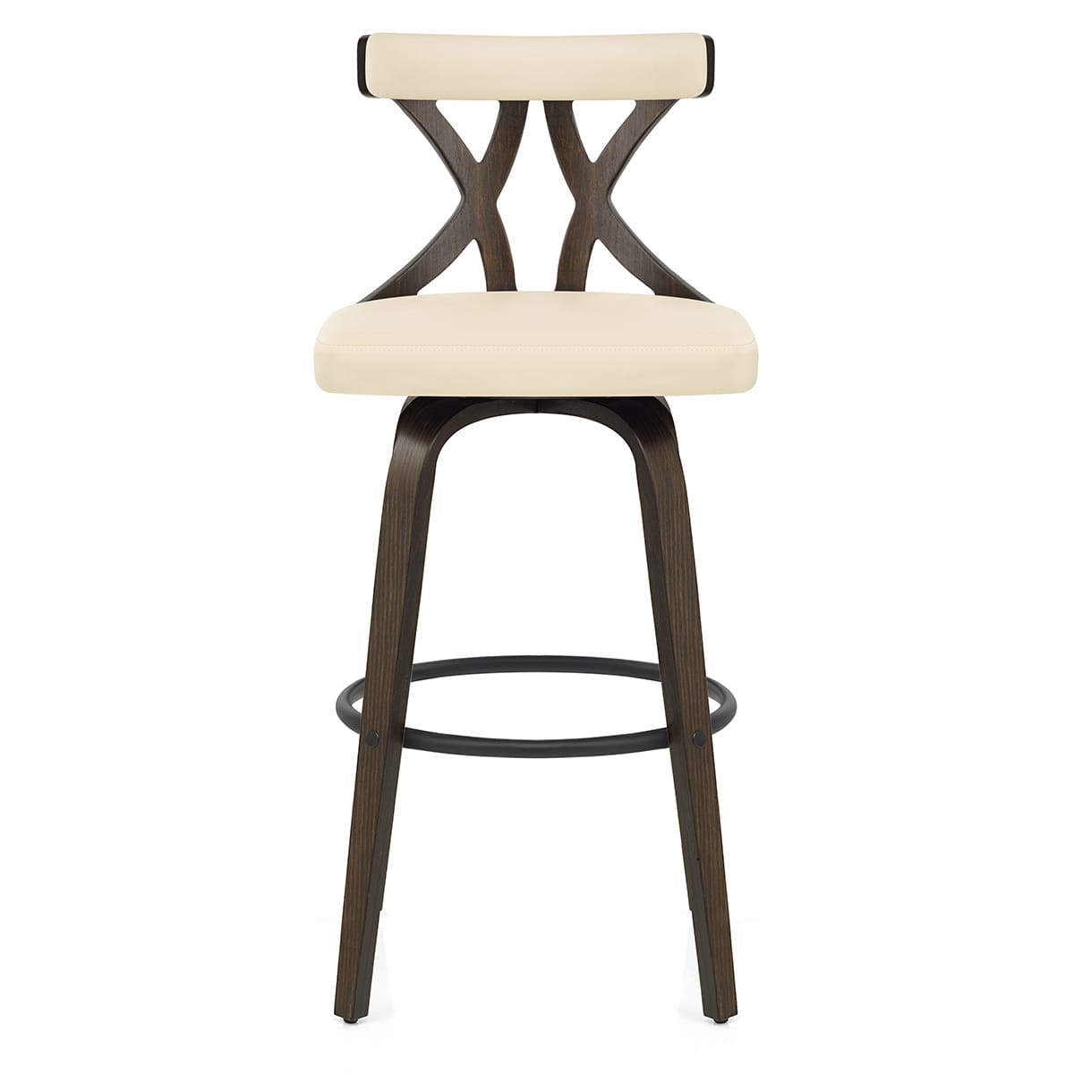 Taburete Nogal - Nash Crema