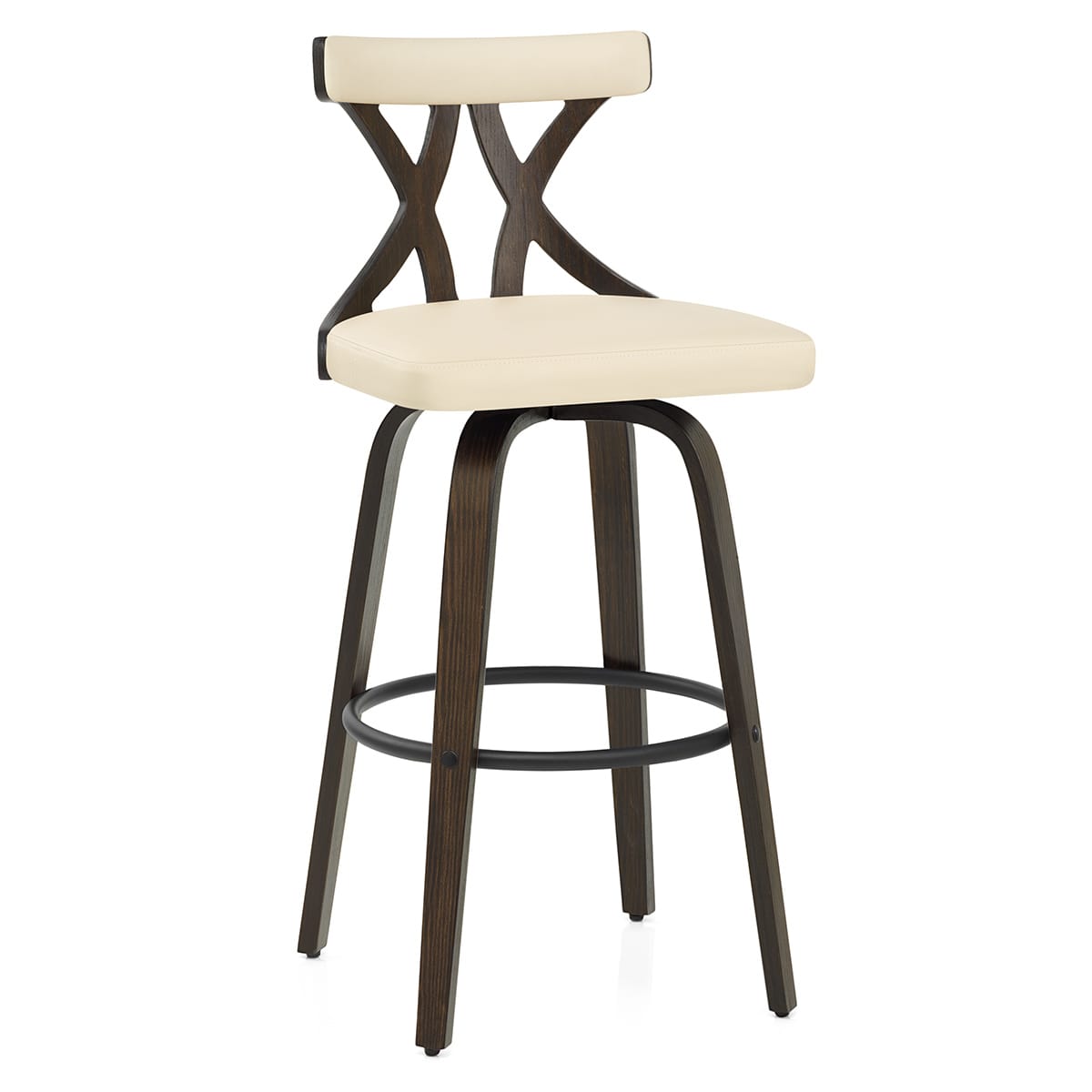 Taburete Nogal - Nash Crema