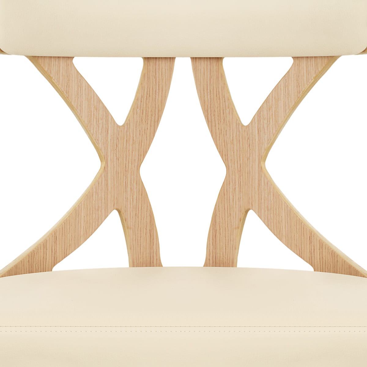 Taburete Madera - Nash Crema