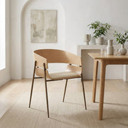 Silla Madera - Nevada Crema
