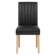 Silla Cuero Auténtico - Newbury Negro