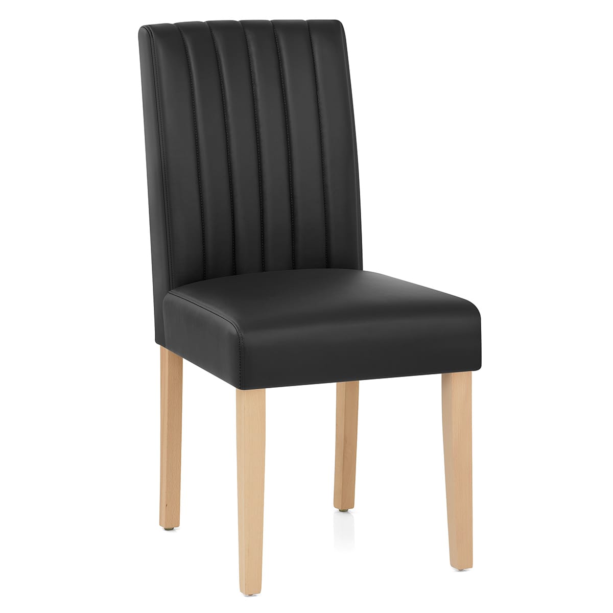 Silla Cuero Auténtico - Newbury Negro