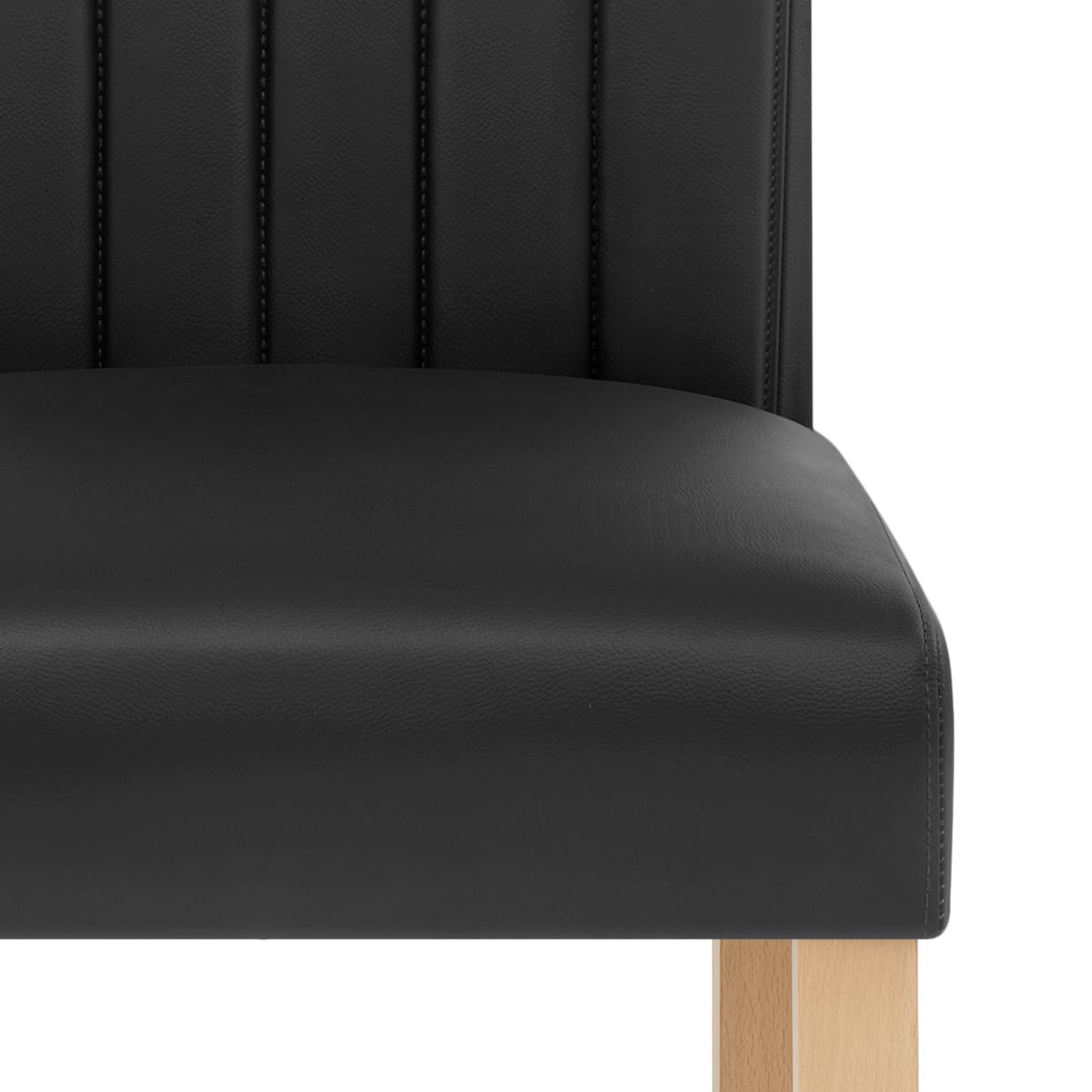 Silla Cuero Auténtico - Newbury Negro