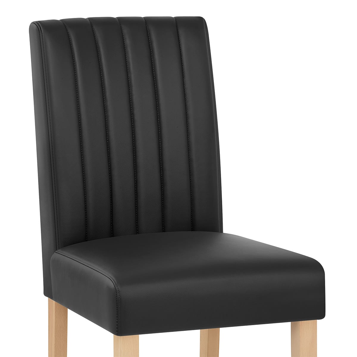 Silla Cuero Auténtico - Newbury Negro