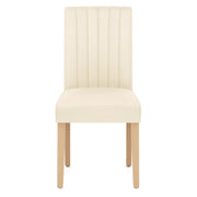 Silla Cuero Auténtico - Newbury Crema
