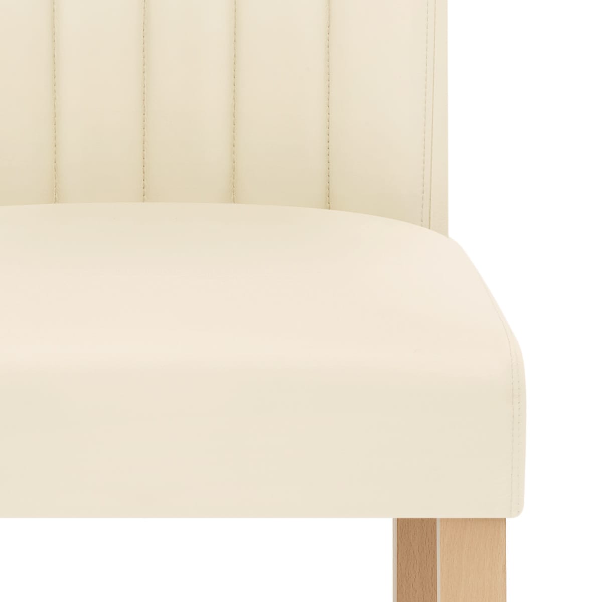 Silla Cuero Auténtico - Newbury Crema