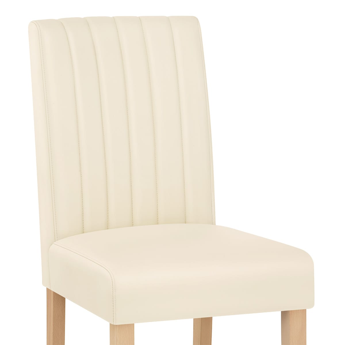 Silla Cuero Auténtico - Newbury Crema