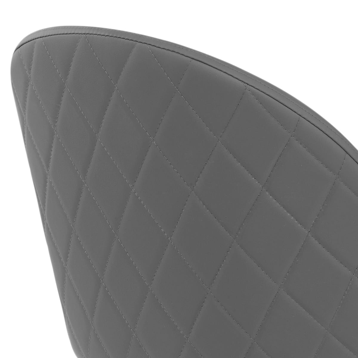 Silla Polipiel Cromo - Novello Gris Oscuro