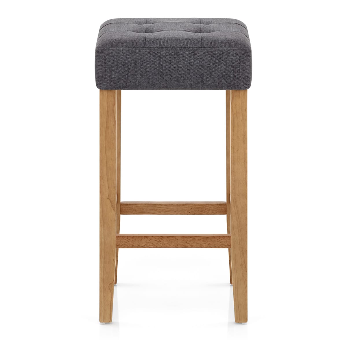 Banqueta Tela Roble - Oliver Gris Oscuro