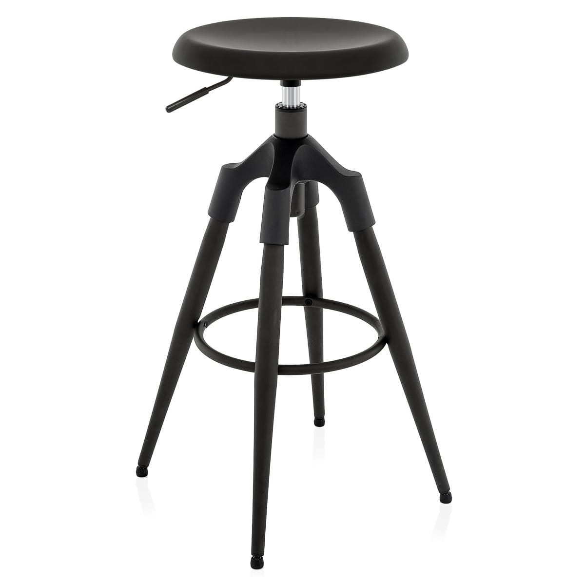 Onyx Bar Stool Gunmetal Negro