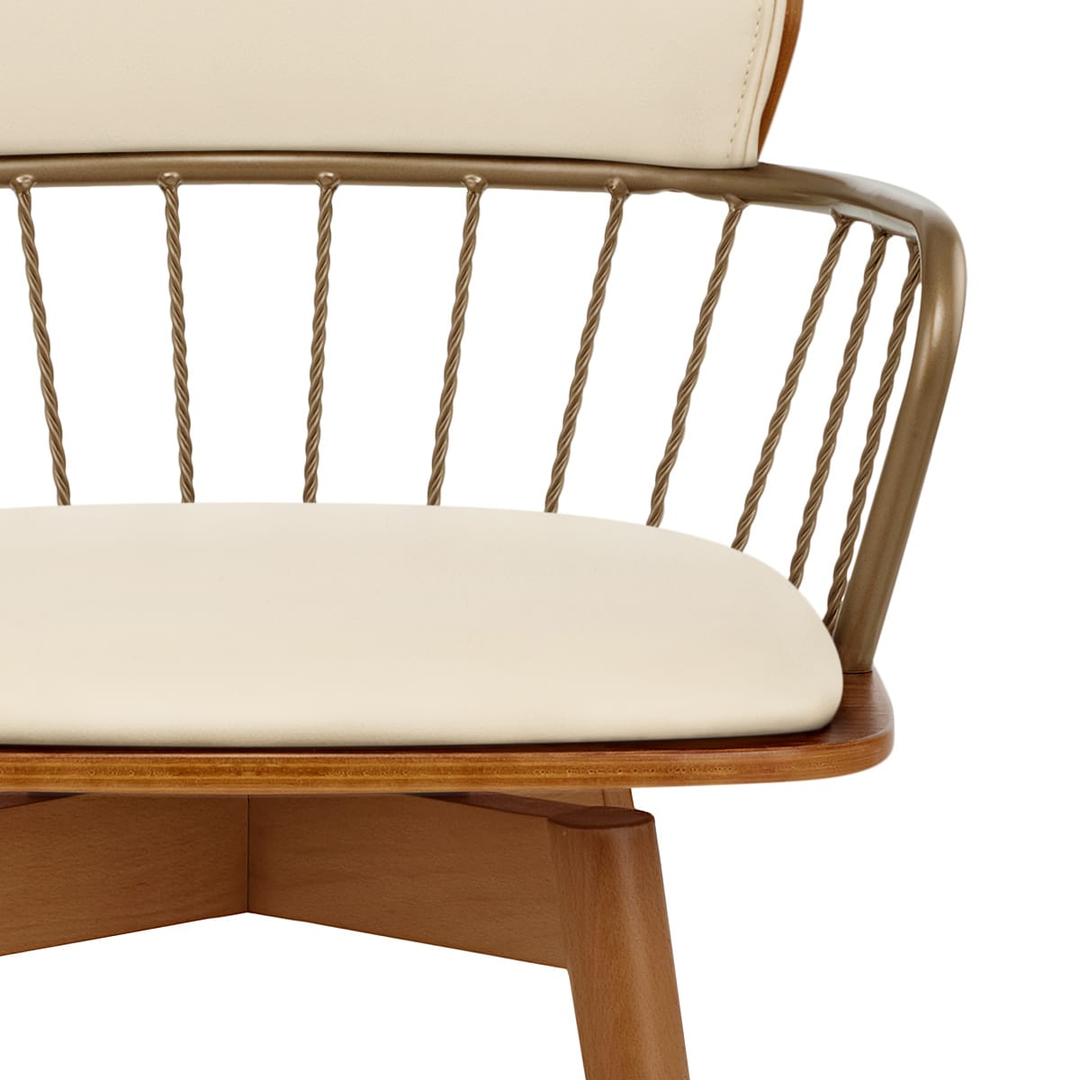 Taburete Madera - Opera Crema