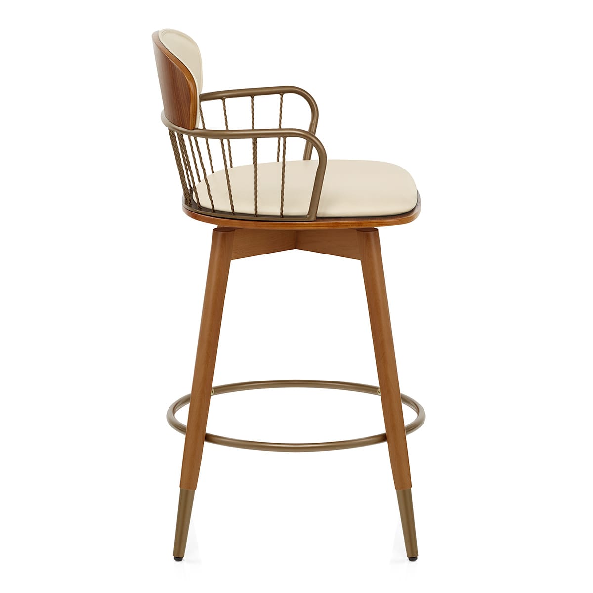 Taburete Madera - Opera Crema