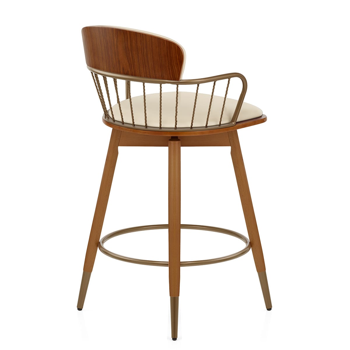 Taburete Madera - Opera Crema