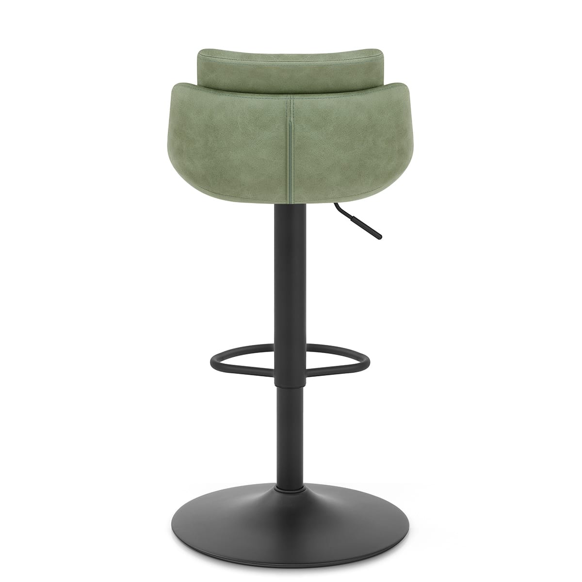 Taburete Cuero Sintético - Pablo Verde