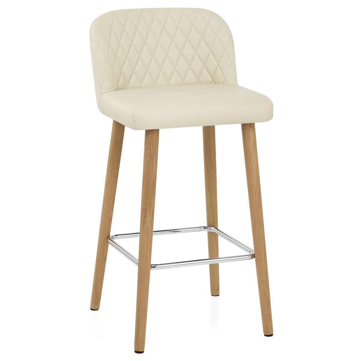 Taburete Madera - Pacific Crema