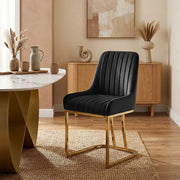 Silla Terciopelo - Paget negro