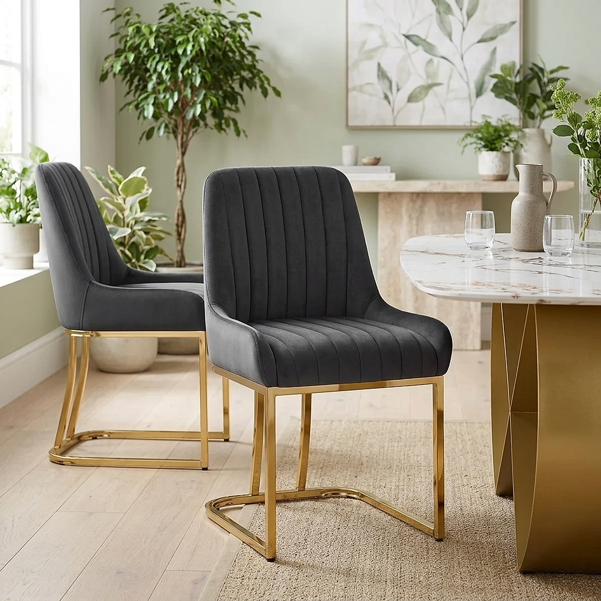 Silla Terciopelo - Paget negro