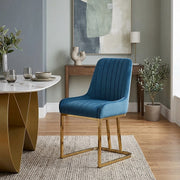 Silla Terciopelo - Paget Azul