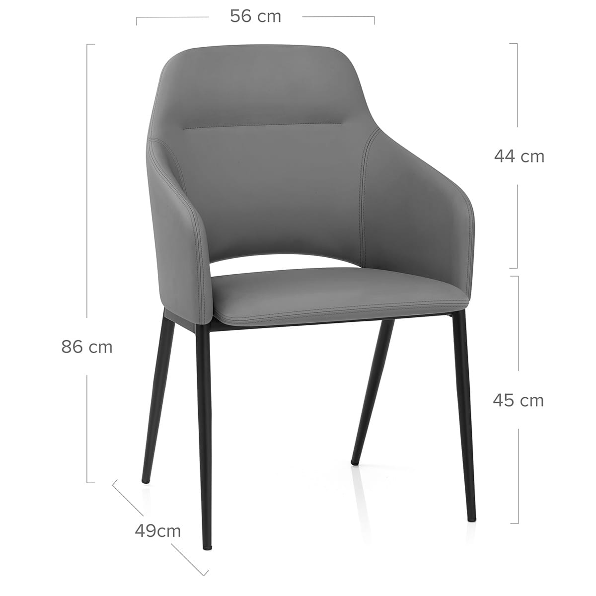 Palmer DC PU Gris Oscuro