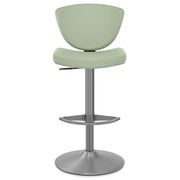 Taburete Cuero Auténtico - Pearl Verde