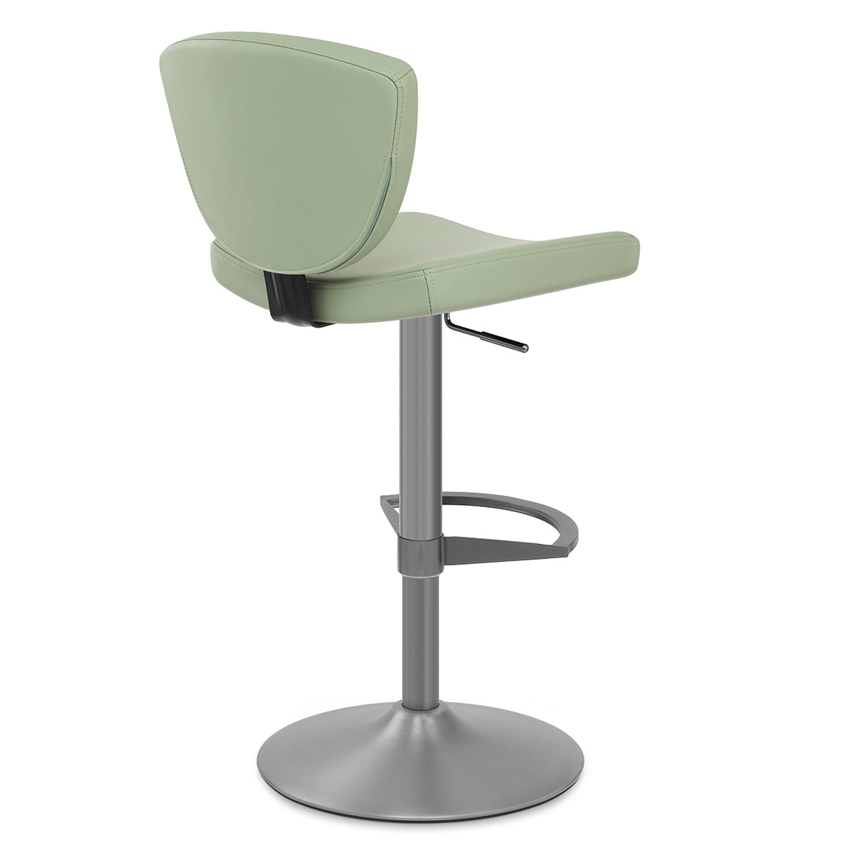 Taburete Cuero Auténtico - Pearl Verde