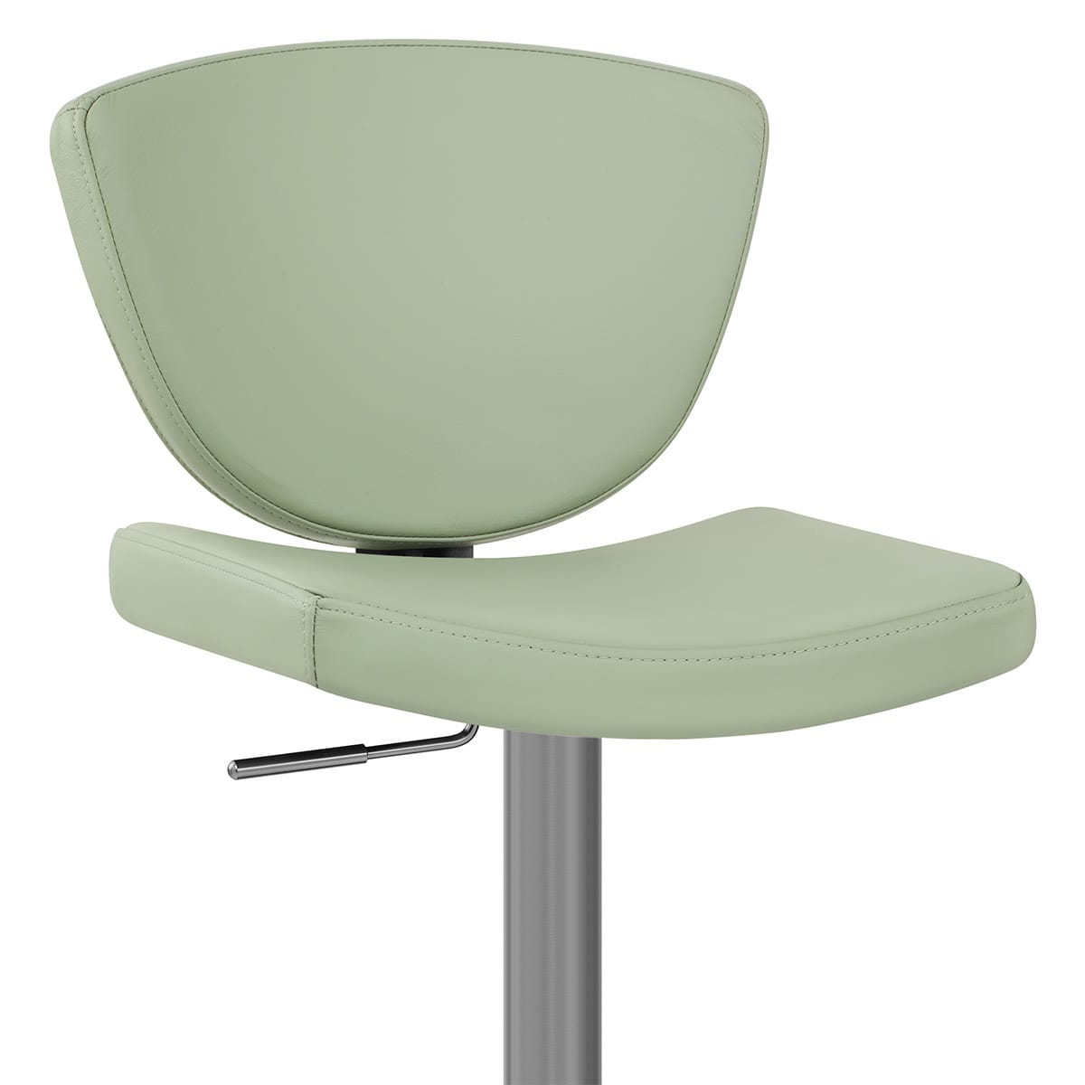 Taburete Cuero Auténtico - Pearl Verde
