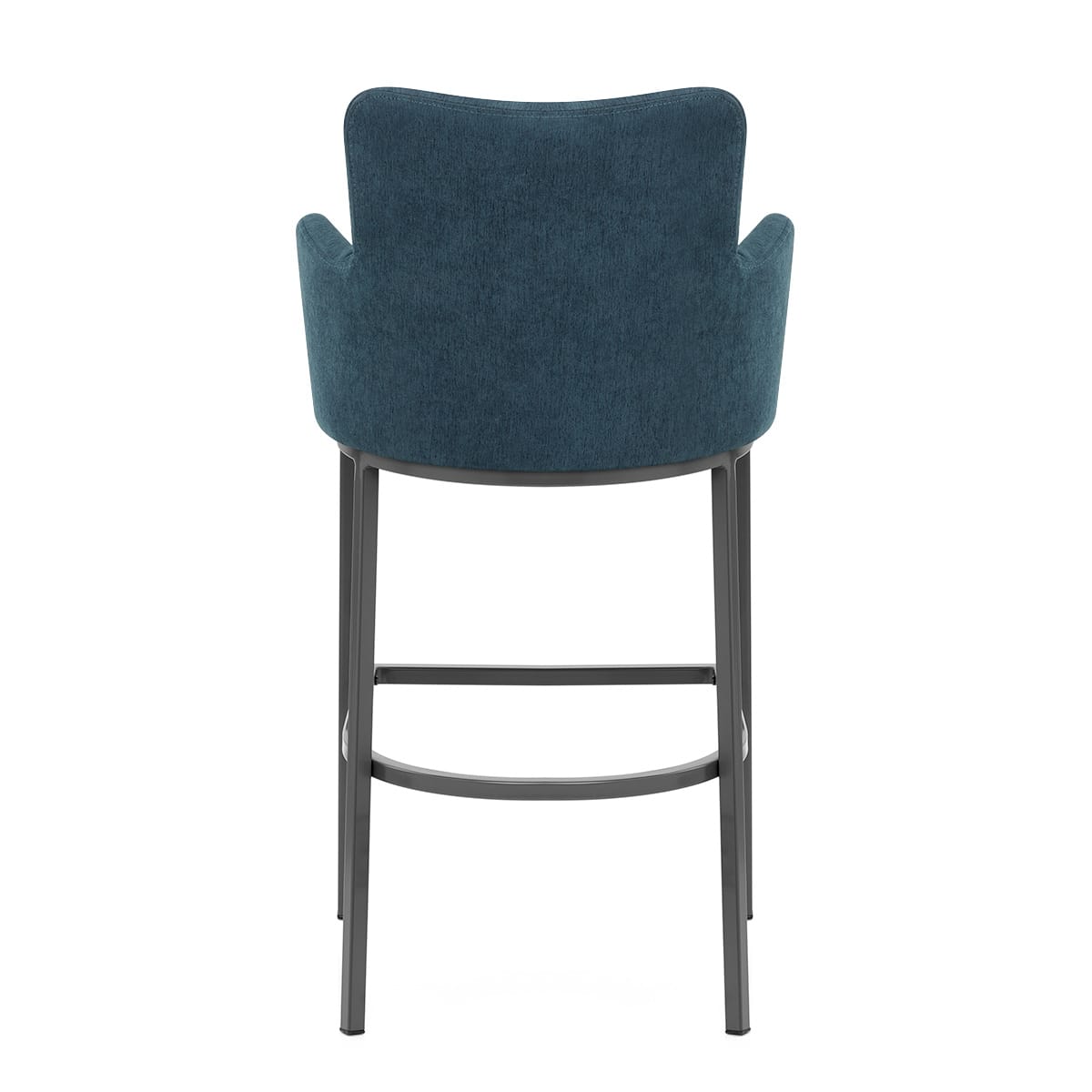 Taburete Tela Metal - Porter Azul
