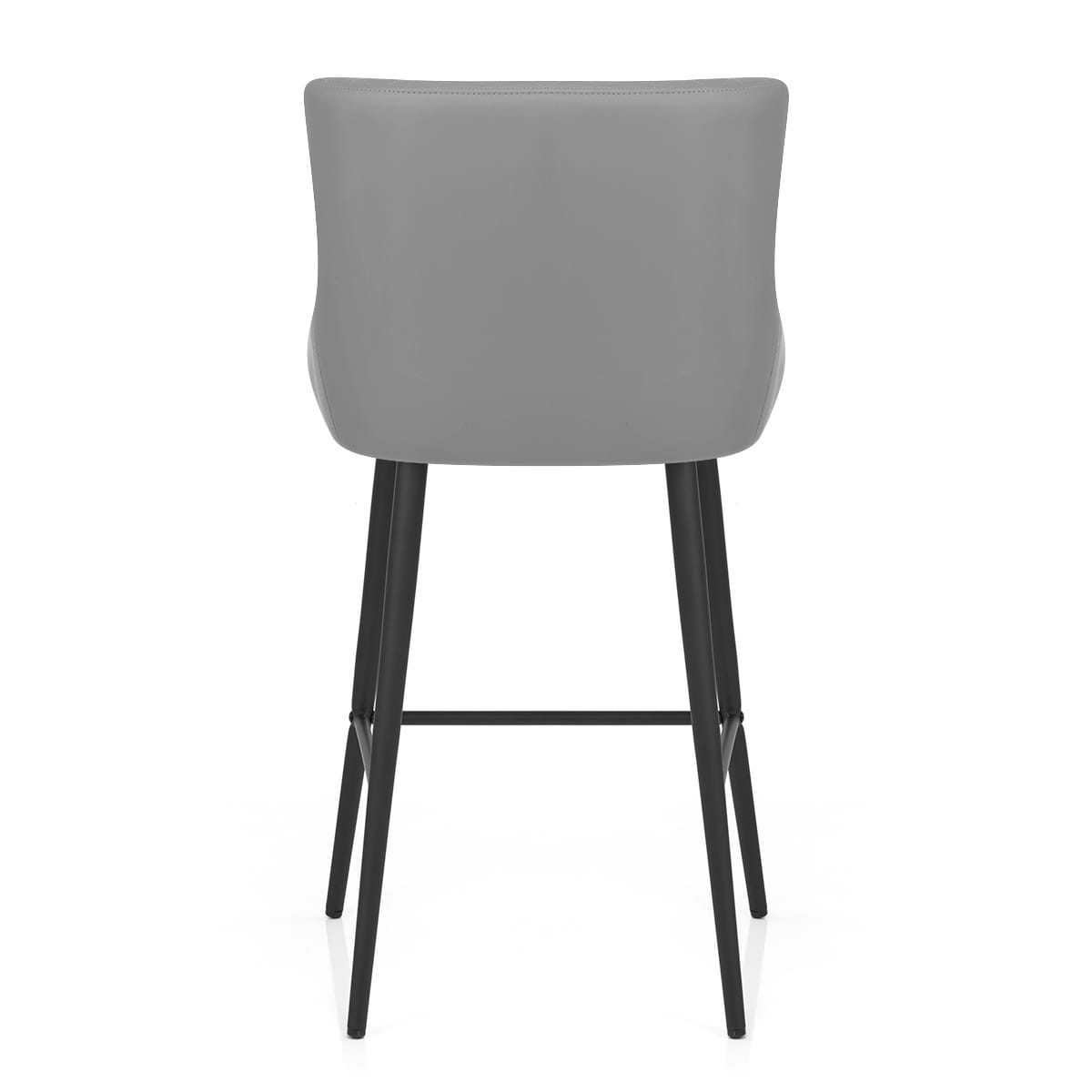 Taburete Polipiel Metal - Provence Gris